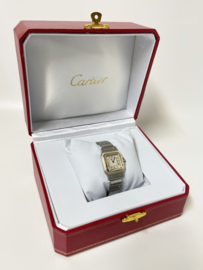 Cartier Santos Galbée Lady Quartz Staal Goud - Model 166930 Incl Garantie