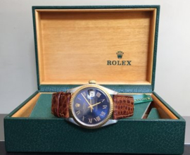ROLEX OYSTER PERPETUAL DATE STAAL  GOUD - HEREN POLSHORLOGE