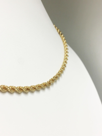 14 K Gouden Koord Ketting  - 42 cm / 8,6 g