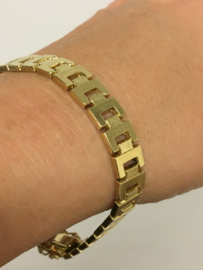 14 K Gouden Schakel Armband - 19 cm / 13,35 g