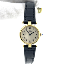 Must Vendome Louis Cartier Small Model Silver Arabic Dial - Incl Garantie