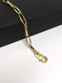 14 K Gouden Closed Forever Schakel Armband - 20 cm / 8 g