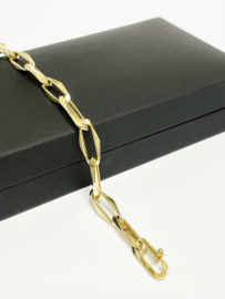 14 K Gouden Closed Forever Schakel Armband - 20 cm / 13,9 g