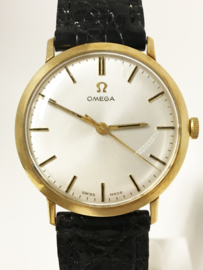 14 K Gouden Omega Dresswatch - Heren Polshorloge Jaren 60/70