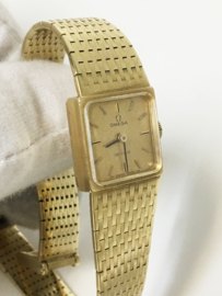 14K Gouden Omega de Ville Dames Horloge 1975 Incl doos/certificaat