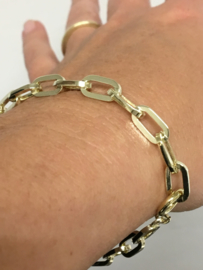 14 K Gouden Anker Schakel Armband - 19,5 cm / 16,55 g