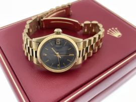 Rolex Date Midsize Oyster Perpetual 6827 President - 18 Karaat Goud / 31 mm