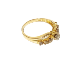 18 K Gouden Slagring 0.45 ct Briljant Geslepen Diamant - H / SI