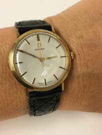 14 K Gouden Omega Dresswatch - Heren Polshorloge Jaren 60/70