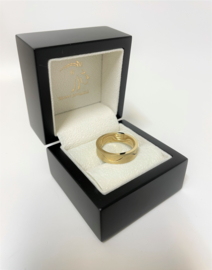 NIESSING 18 K Massief Gouden Design Band Ring - 11,64 g / 6,2 mm
