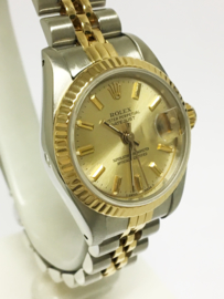 Rolex Oyster Perpetual Datejust Lady - Dames Polshorloge Staal/Goud