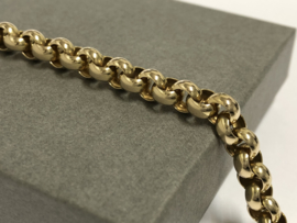 14 K Gouden Jasseron Slot Armband - 20 cm / 21,1 g