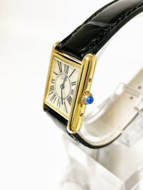 Must de Cartier Tank Midsize 5057001 White Roman Dial Incl Garantie