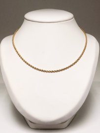 14 K Gouden Koord Collier - 46 cm