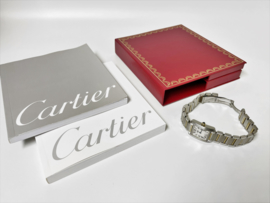 Cartier Tank Francaise Staal / Goud  Model 2384 Quartz - Full Set