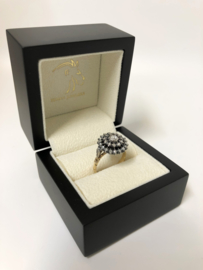 Royale Antiek Gouden Rozet Ring ca 0.50 crt Roosgeslepen Diamant