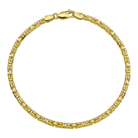 14 K Gouden Koningsarmband Byzantijns - 18 cm / 7,7 g