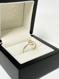 14 K Gouden Statement Ring Peace