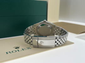 Rolex Oyster Perpetual Datejust 126234 Staal/18K Goud Bright Blue Dial Bj. 2022 Ongedragen Full Set