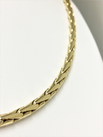 14 K Gouden Vossenstaart Collier - 50 cm / 40,69 g