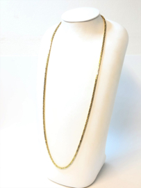 14 Karaat Gouden Konings Ketting Byzantijns - 60 cm / 2.5 mm / 26.7 g