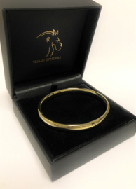 14 K Gouden Slaven Armband / Bangle - 16,5 g / 18 cm / 7 mm