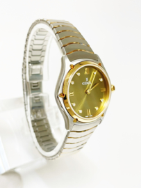 Ebel Sport Classic Wave Metalic Groen Staal Goud - Full Set / Nieuw in Doos