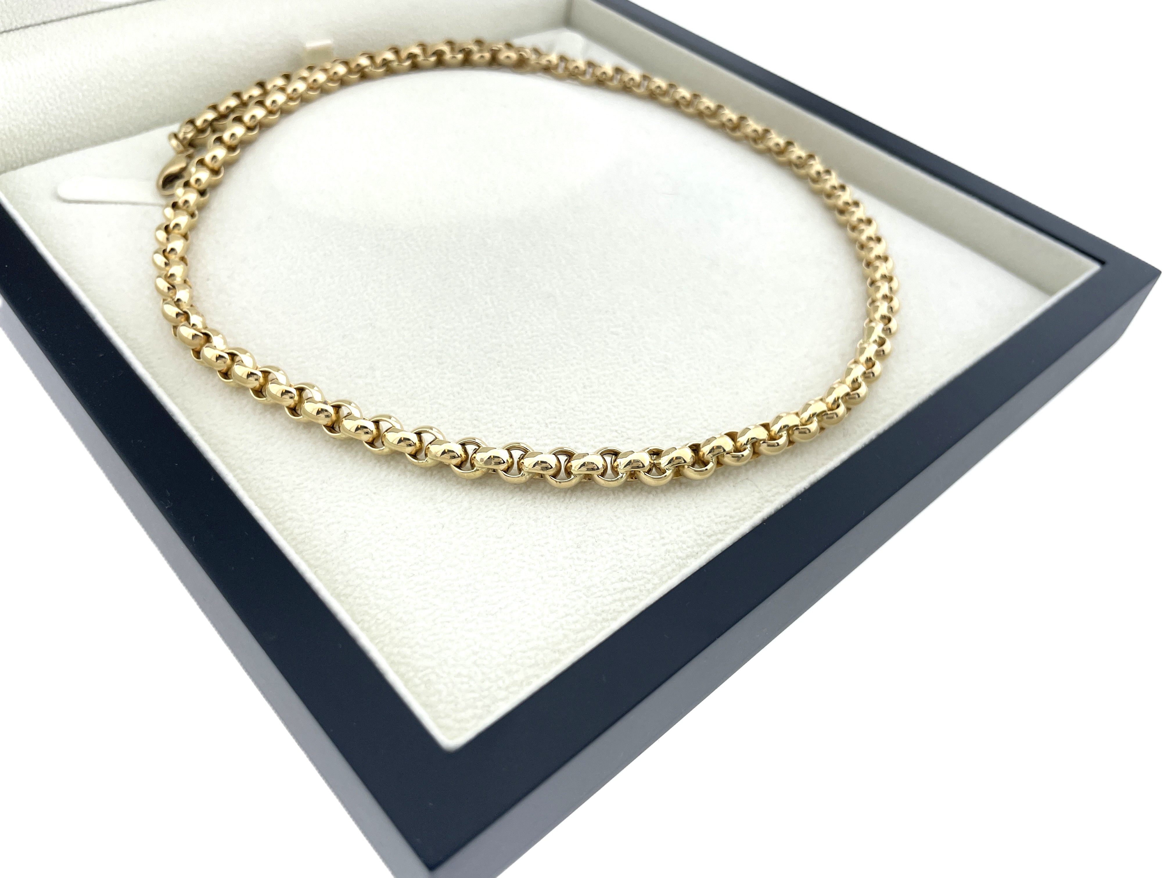 14 Karaat Gouden Jasseron Schakel Collier - 56 cm / 6 mm / 36.8 g