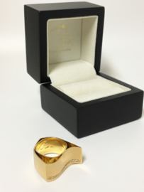 18 K Gouden Design Bandring Briljantgeslepen Diamant - 18,45 g