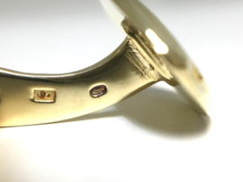 Antiek 14 K Handvervaardigd Gouden Manchetknopen Datering 1910 - 14,35 g