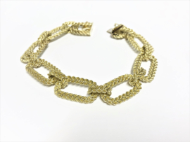 14 K Gouden Schakel Armband - 19 cm / 24,8 g / 1,2 cm