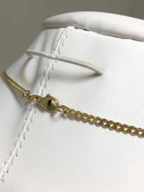 14 K Gouden Gourmet Schakel Ketting - 52 cm / 7,25 g