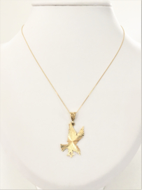 14 K Gouden Hanger - Adelaar (bewerkt)