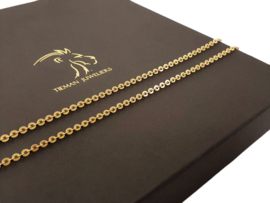 18 Karaat Gouden Anker Schakel Collier - 67 cm / 10,1 g