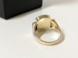 Handvervaardigd 14 K Antiek Massief Gouden Zegelring - 10,05 g