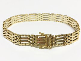 14 K Gouden Schakel Armband - 19 cm / 16,5 g