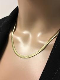 14 K Gouden Gourmet Collier (gewalst) - 47 cm / 14,25 g