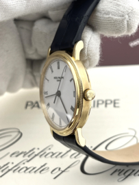 PATEK PHILIPPE  Calatrava Ref. 3802/200J-001 Goud 18 K -1999 / Full Set