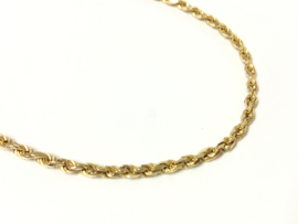 14 K Massief Gouden Koord Ketting - 61 cm / 15,5 g