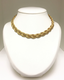 14 K Gouden Vlecht Collier - 42 cm / 40,3 g