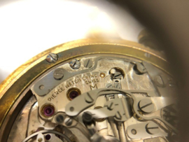 Pierce Watch Company 18 K Antiek Gouden Horloge Chronograaf - 1948