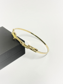 Paul van den Hout - Handvervaardigd 14 K Gouden Klem Armband - 7,9 g