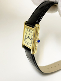 Must de Cartier Tank Midsize Quartz Ivory Roman Dial - Incl Garantie Cartier