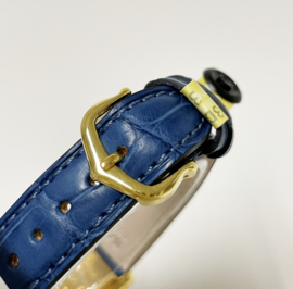 Must de Cartier Tank Lapis Lazuli Dial Dames Polshorloge - Denim Blue Strap