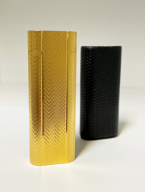 Les Must de Cartier Vergulde Aansteker Motif a Chevrons