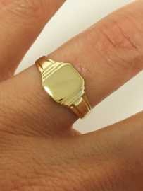 Antiek Gouden Zegelring - Datering Jaren '20
