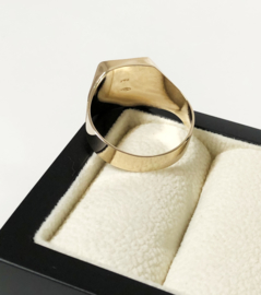 14 K Tricolor Gouden Zegelring - 6,9 g