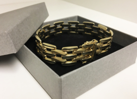 14 K Gouden Schakel Armband - 19,5 cm / 21,5 g
