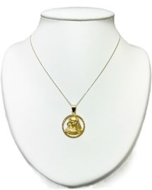 18 Karaat Gouden Hanger Heilige Maria - 3,3 cm