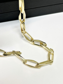 14 K Gouden Closed Forever Schakel Armband - 20 cm / 13,9 g